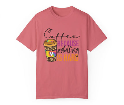 Coffee Because Adulting Is Hard Premium T-Shirt