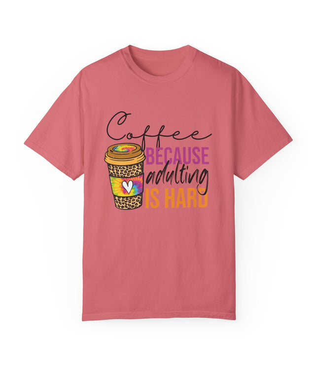 Coffee Because Adulting Is Hard Premium T-Shirt