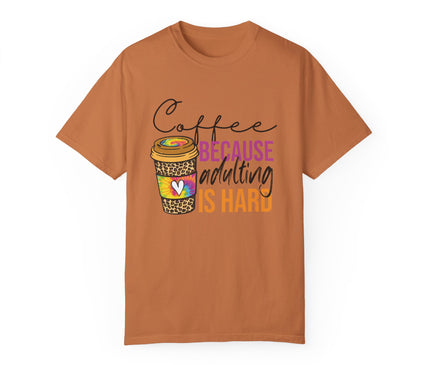 Coffee Because Adulting Is Hard Premium T-Shirt