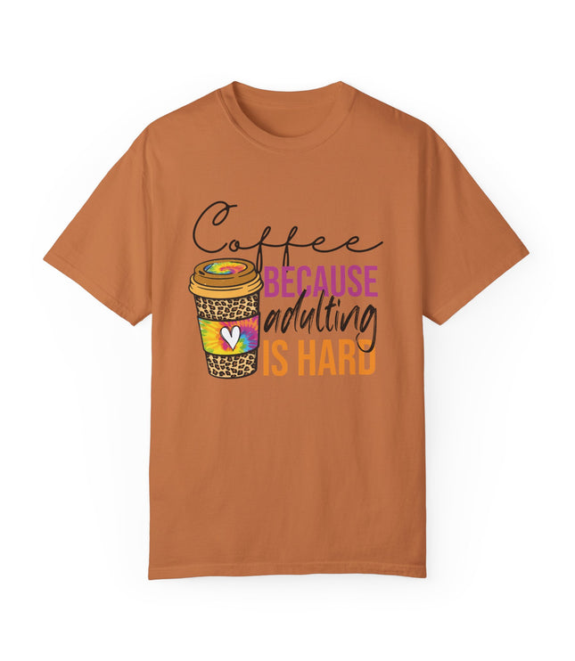 Coffee Because Adulting Is Hard Premium T-Shirt