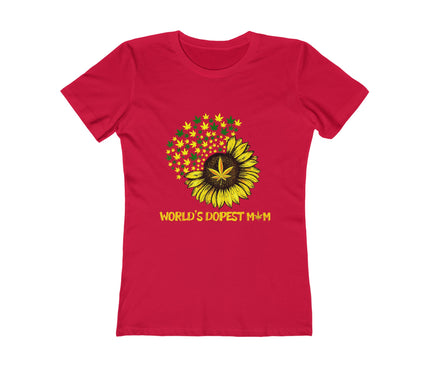 World's Dopest Mom Women's Boyfriend Tee