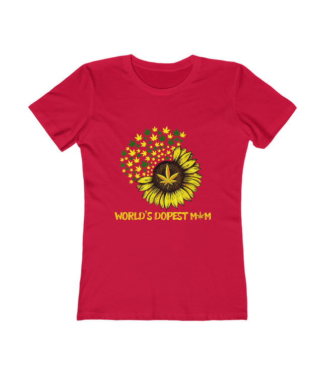 World's Dopest Mom Women's Boyfriend Tee