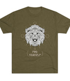 Tri-Blend Military Green