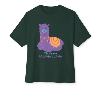 This Is My Pajama Llama Oversized T-Shirt