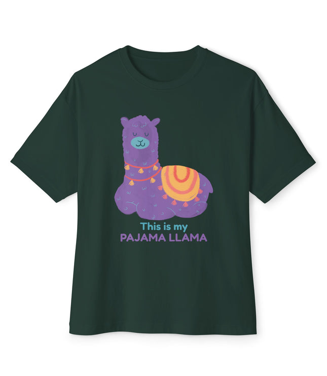 This Is My Pajama Llama Oversized T-Shirt