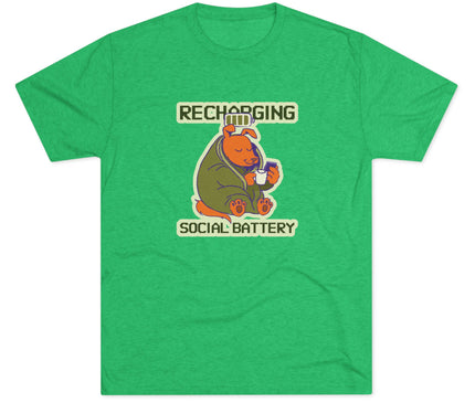 Recharging Social Battery Tri-Blend T-Shirt