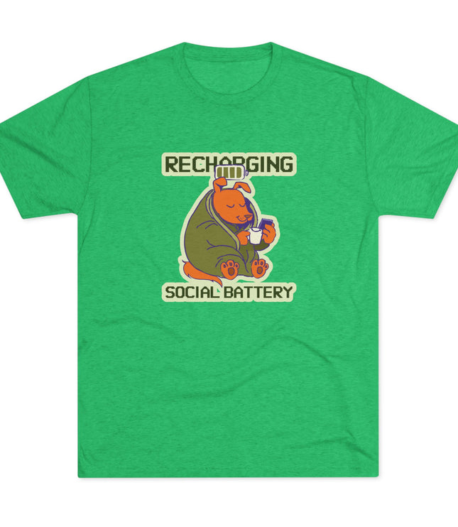 Recharging Social Battery Tri-Blend T-Shirt