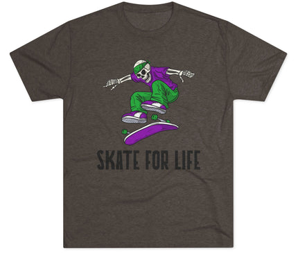 Skate For Life Tri-Blend T-Shirt