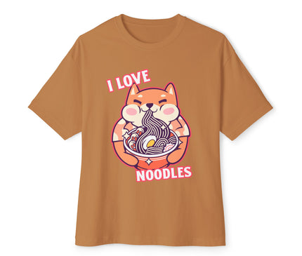 I Love Noodles Oversized T-Shirt