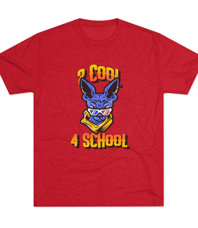 2 Cool 4 School Tri-Blend T-Shirt
