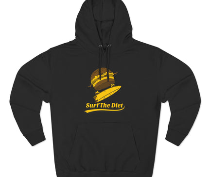 Surf The Diet Premium Pullover Hoodie