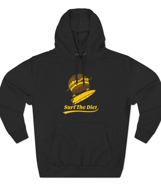 Surf The Diet Premium Pullover Hoodie