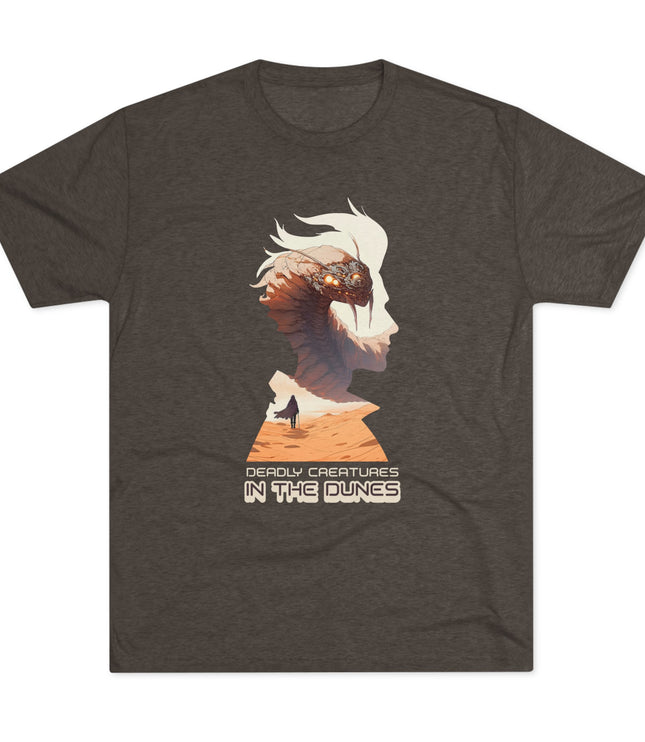 Deadly Creatures In The Dunes Tri-Blend T-Shirt