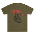 Tri-Blend Military Green / S