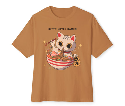 Kitty Loves Ramen Oversized T-Shirt
