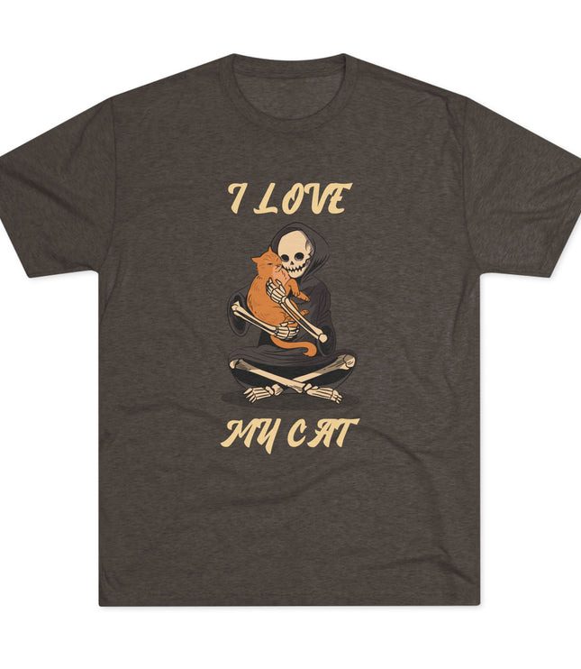 I Love My Cat Tri-blend T-Shirt