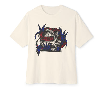 Skull And Snake Oversized T-Shirt
