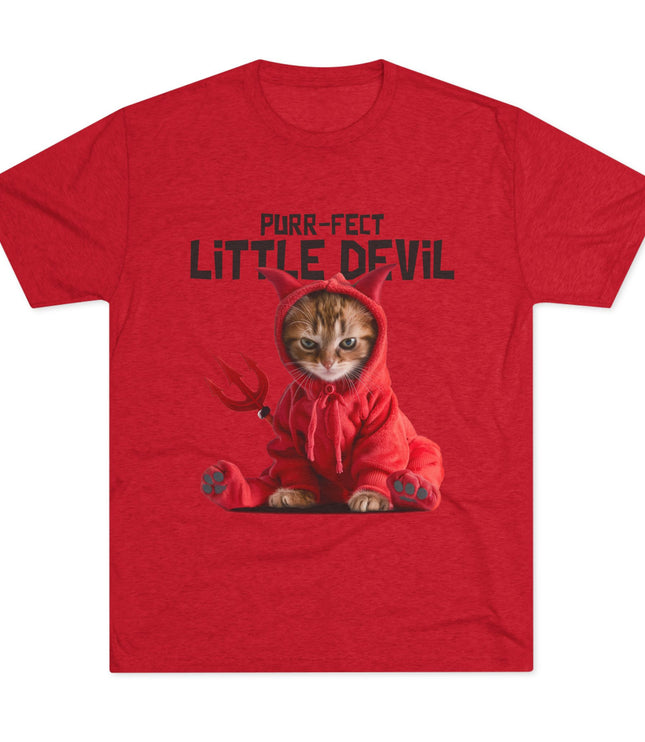 Purr-fect Little Devil Tri-Blend T-Shirt