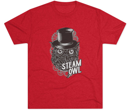 Steam Owl Tri-Blend T-Shirt