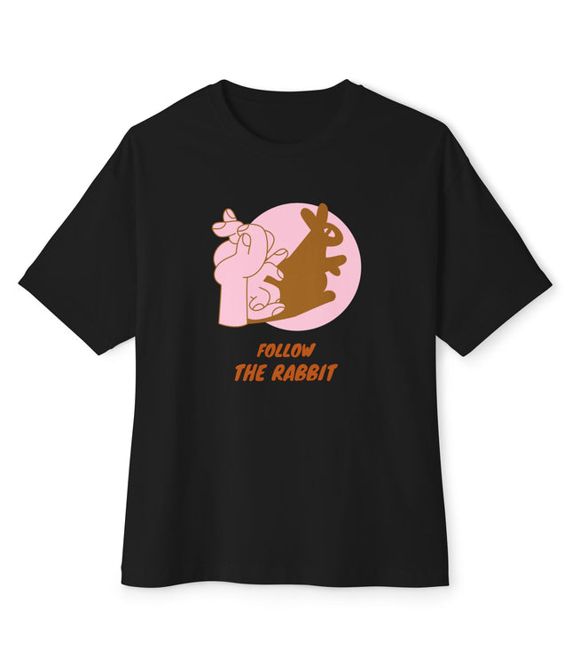 Follow The Rabbit Oversized T-Shirt