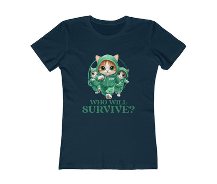 Who Will Survive? Women's Boyfriend Tee