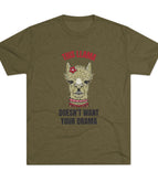 Tri-Blend Military Green