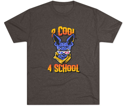 2 Cool 4 School Tri-Blend T-Shirt