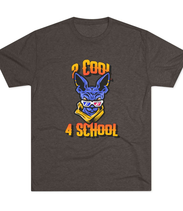 2 Cool 4 School Tri-Blend T-Shirt