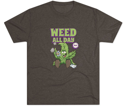 Weed All Day Tri-Blend T-Shirt