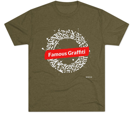 Famous Graffiti Tri-Blend T-Shirt