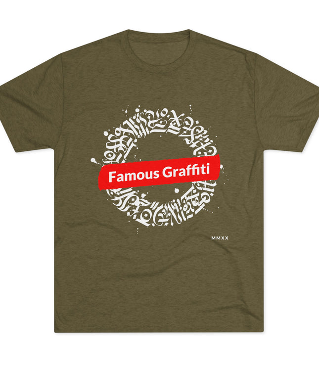 Famous Graffiti Tri-Blend T-Shirt