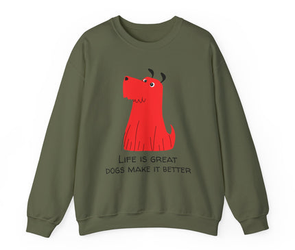 Life Is Better Classic Crewneck Sweatshirt