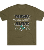 Tri-Blend Military Green