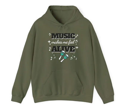 Music Makes Me Feel Alive Classic Hoodie