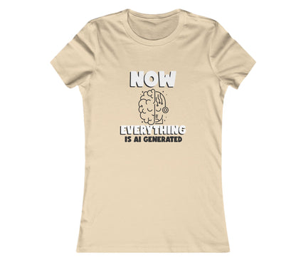 AI Generated Women's Favorite Tee