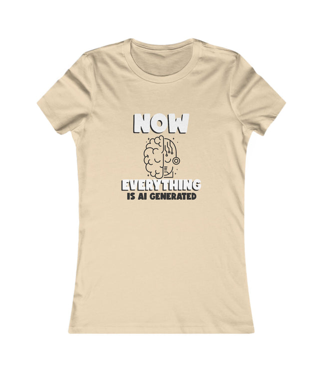 AI Generated Women's Favorite Tee