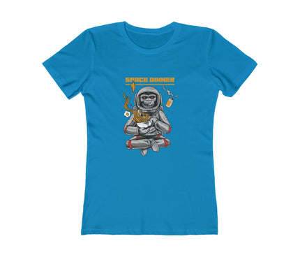 Space Dinner Women's Boyfriend Tee