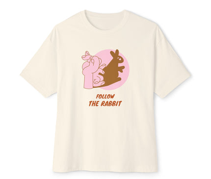 Follow The Rabbit Oversized T-Shirt