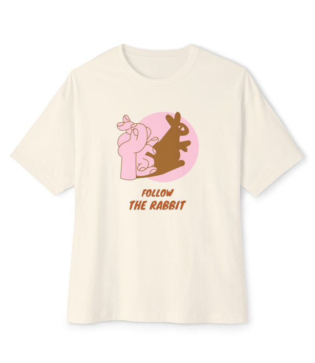 Follow The Rabbit Oversized T-Shirt