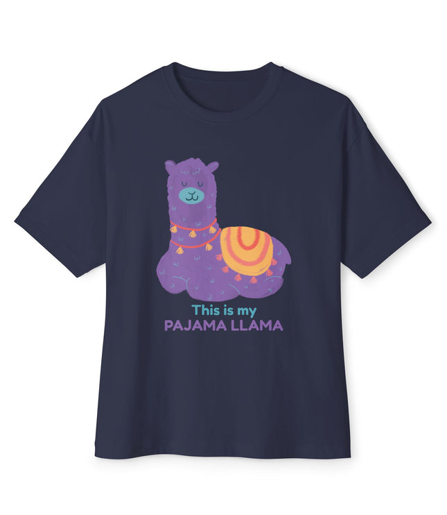 This Is My Pajama Llama Oversized T-Shirt