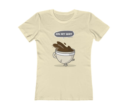 On My Way Women's Boyfriend Tee