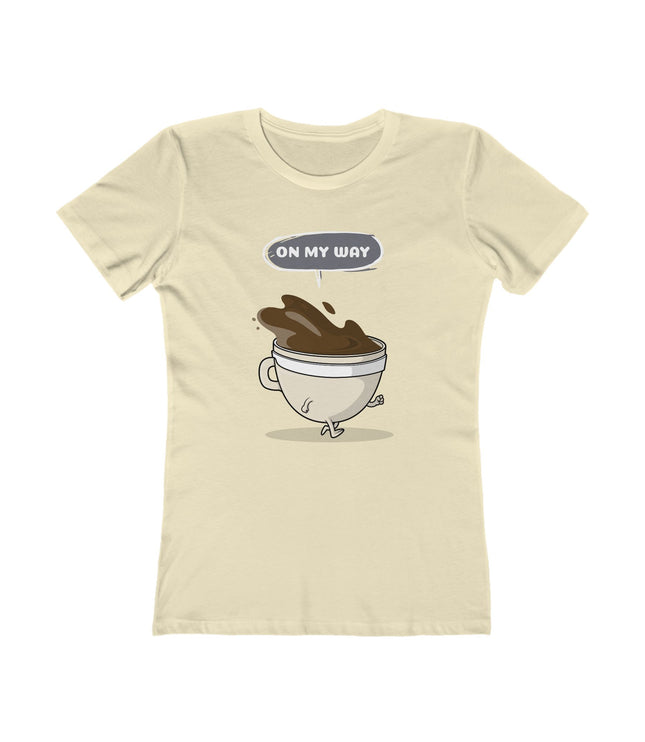 On My Way Women's Boyfriend Tee