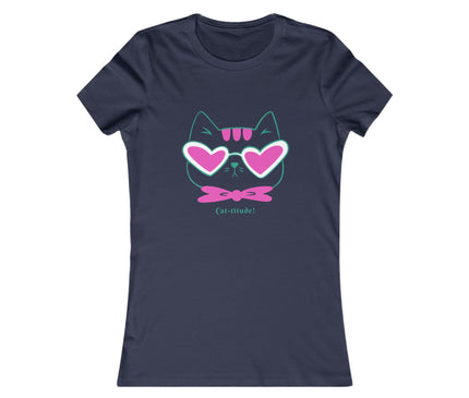 Cat-titude Women's Favorite Tee
