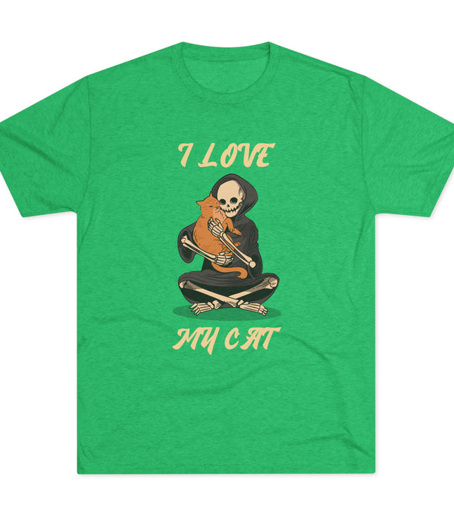 I Love My Cat Tri-blend T-Shirt