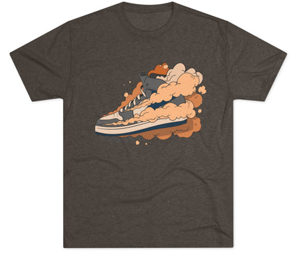 Smoky Sneaker Tri-Blend T-Shirt