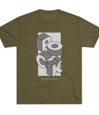Tri-Blend Military Green