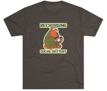 Recharging Social Battery Tri-Blend T-Shirt