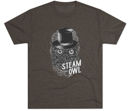 Steam Owl Tri-Blend T-Shirt