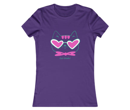 Cat-titude Women's Favorite Tee