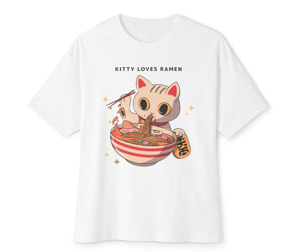 Kitty Loves Ramen Oversized T-Shirt